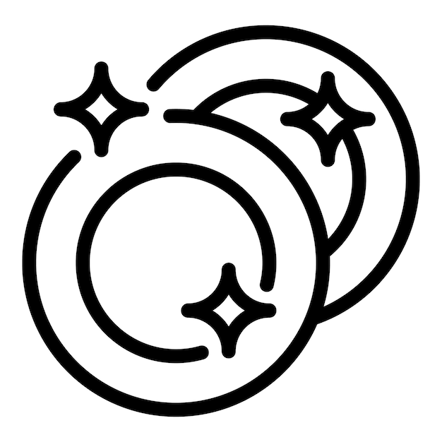 Icono de platos limpios vector de contorno Desinfección de manos Líquido de lavado