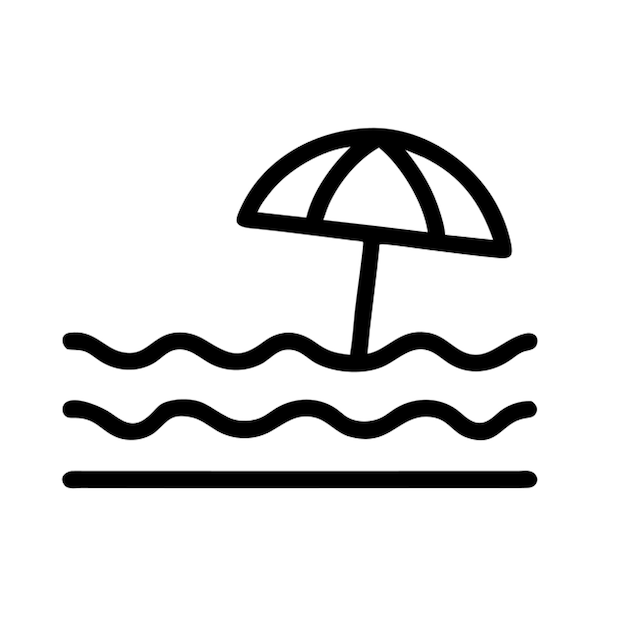 un icono de la playa