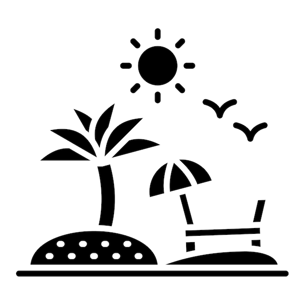 Icono de playa
