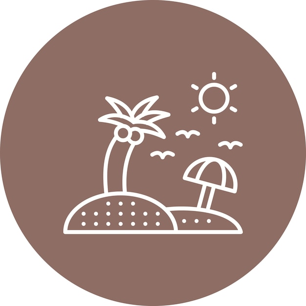 Icono de playa