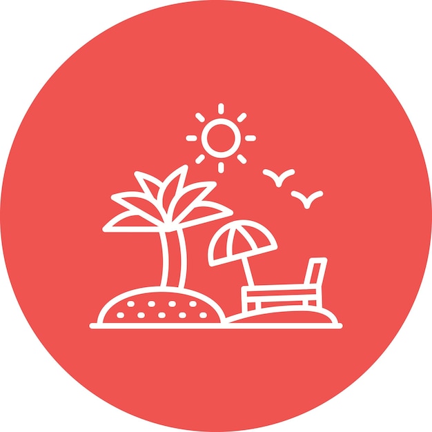 Icono de playa
