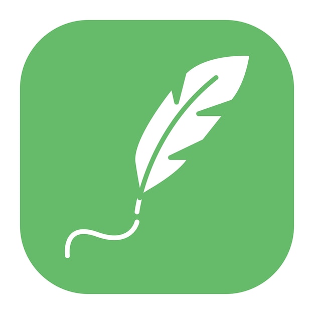 Icono de pluma de escritura