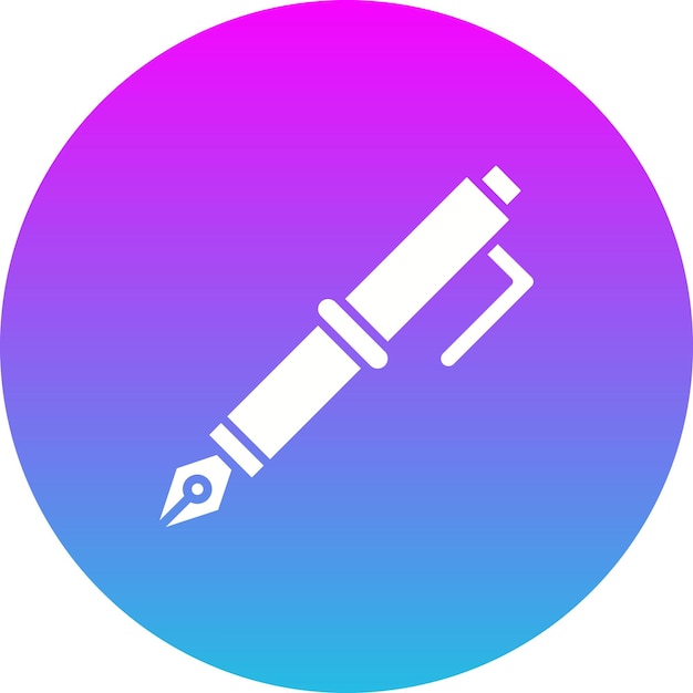 Icono de la pluma fuente