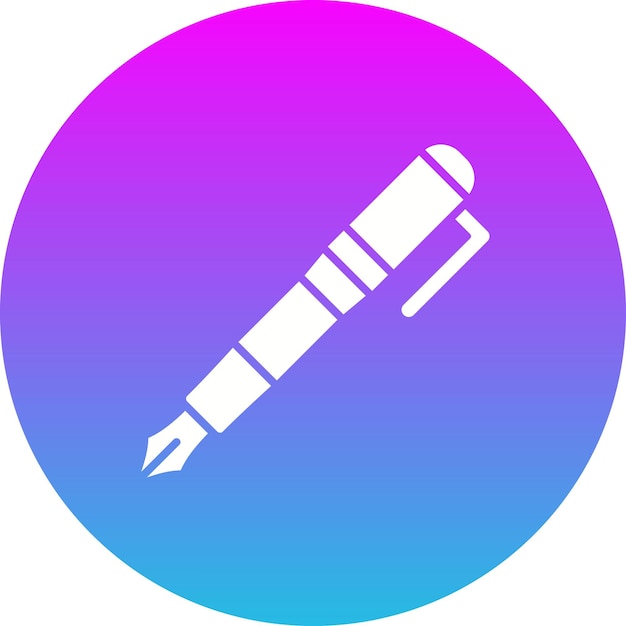 Icono de la pluma fuente