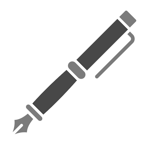 Icono de la pluma fuente