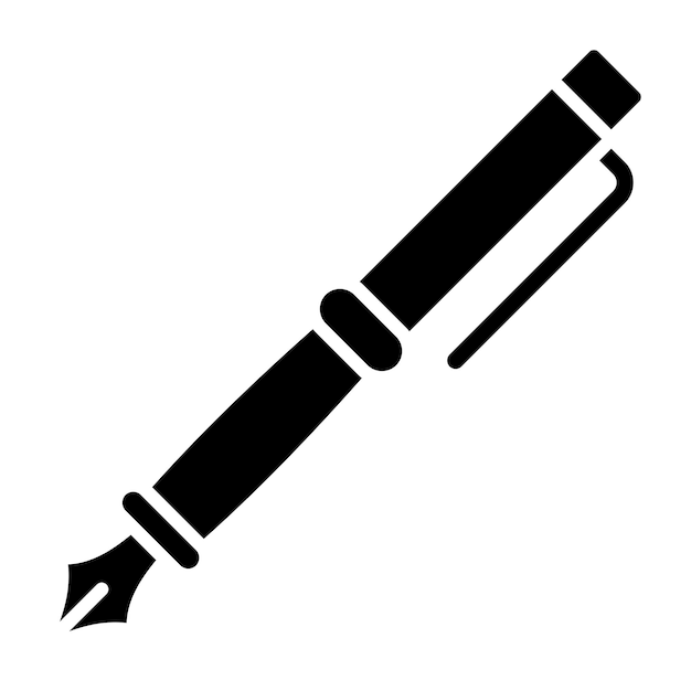 Icono de la pluma fuente