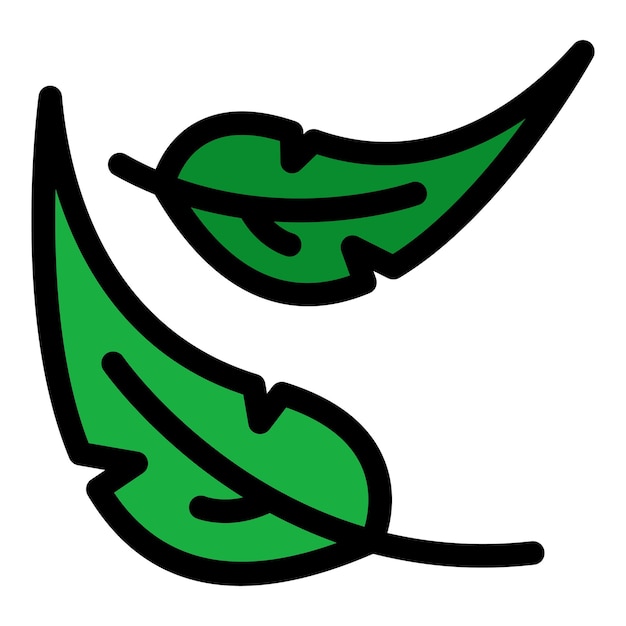 Icono de pluma de luz Contorno del icono vectorial de plumas de luz Color plano aislado