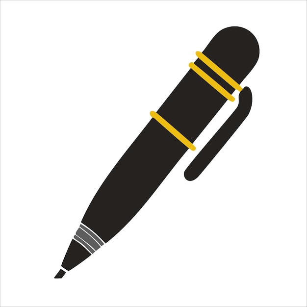 Icono de la pluma negra