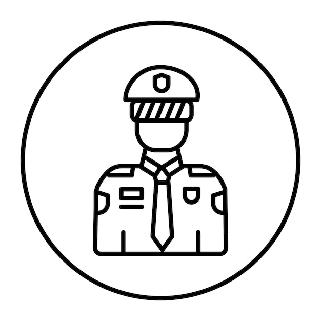 El ícono del policía.