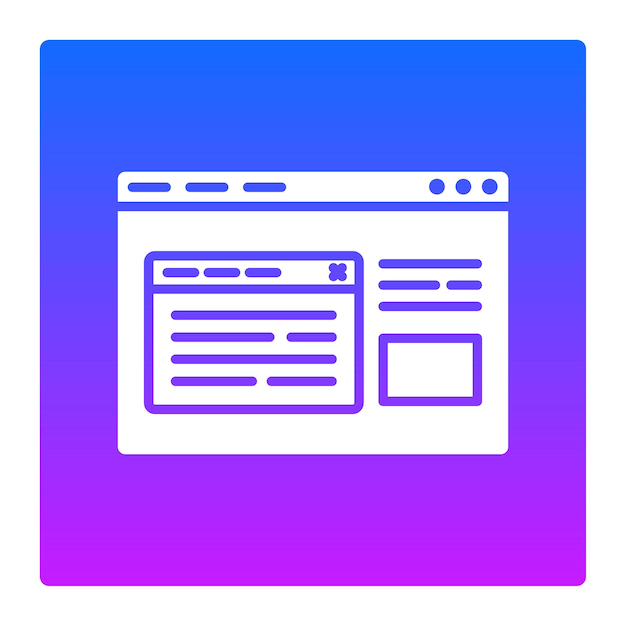 El icono de pop-up del navegador