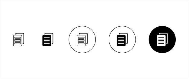 icono del portapapeles conjunto icono del tapapapeles icono de los documentos icono de la lista de comprobación icono ui icono del puntapapeles en blanco