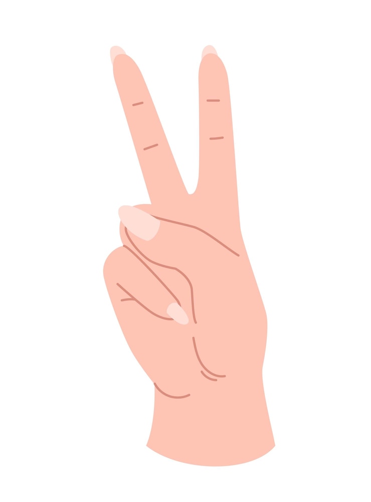Vector icono de pose de mano