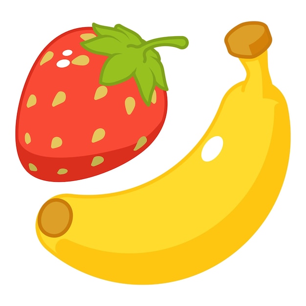 Icono de postre de fruta Ilustración isométrica del icono de vector de postre de fruta para web