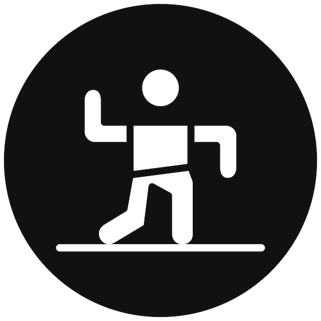Icono de postura extendida