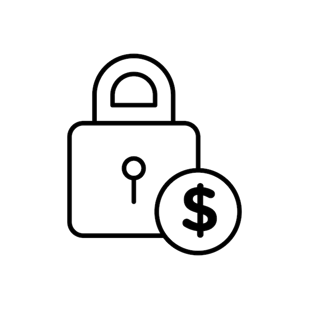 Icono de precio fijo