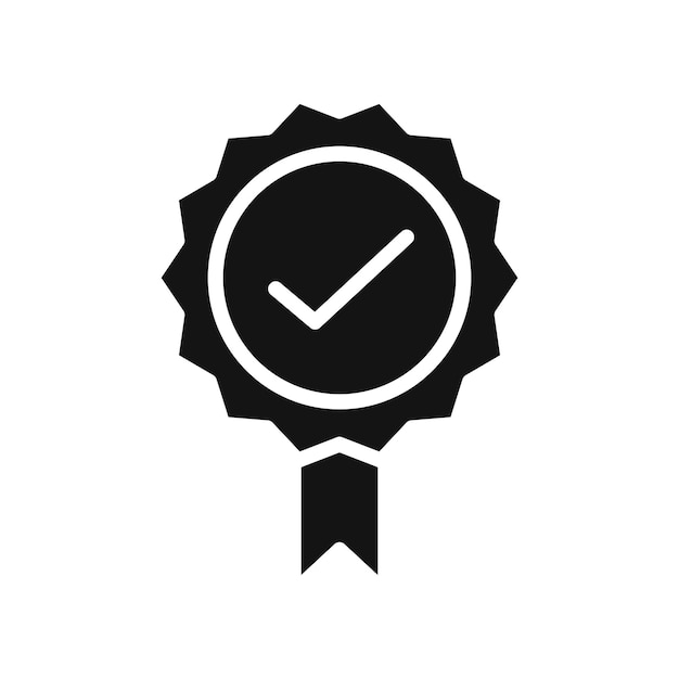 Icono del premio aislado en fondo blanco