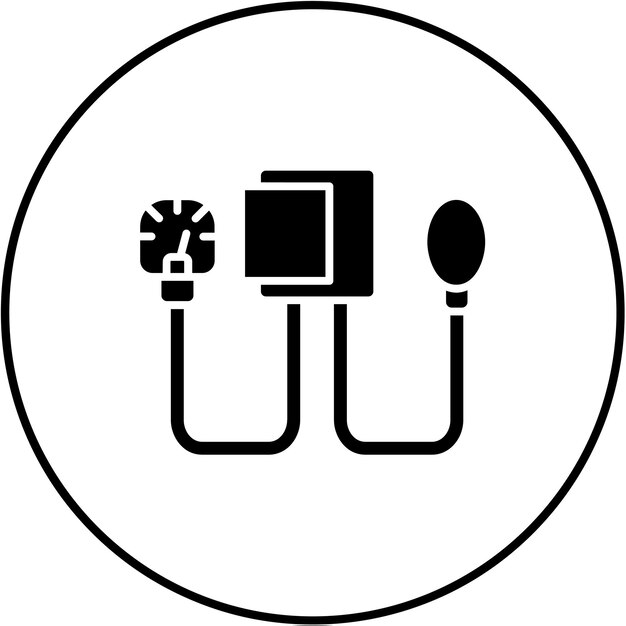 El icono de la presión arterial