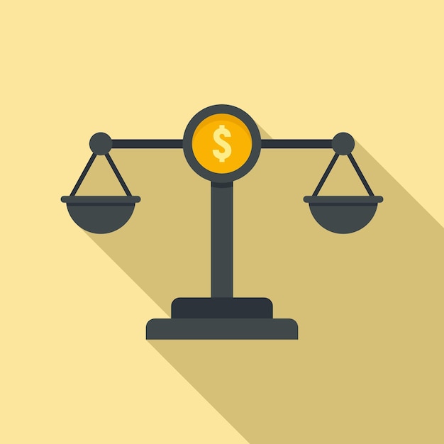 Icono de préstamo en línea de saldo de dinero Ilustración plana del icono de vector de préstamo en línea de saldo de dinero para diseño web