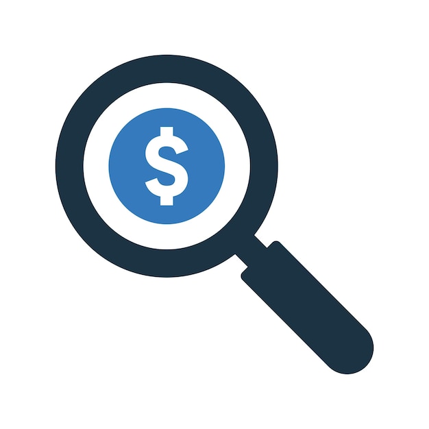 Icono del presupuesto de SEO Gráficos vectoriales editables sencillos