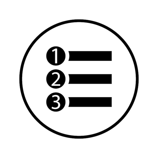 Icono de prioridad ágil gráficos vectoriales negros