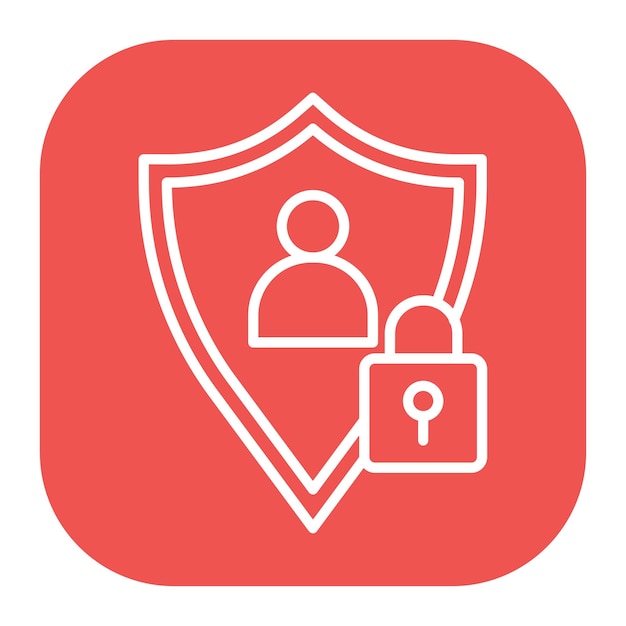Icono de privacidad del usuario