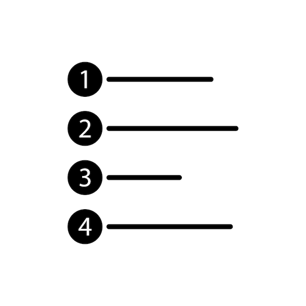 icono de proceso de gestión plantilla vectorial ilustración diseño de logotipo