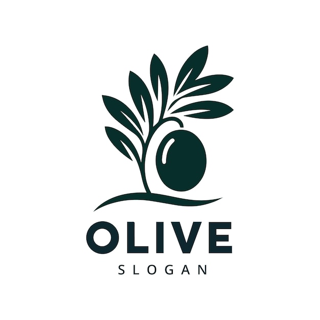 Vector icono del producto de aceite de oliva premium