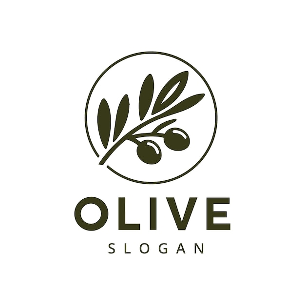 Vector icono del producto de aceite de oliva premium