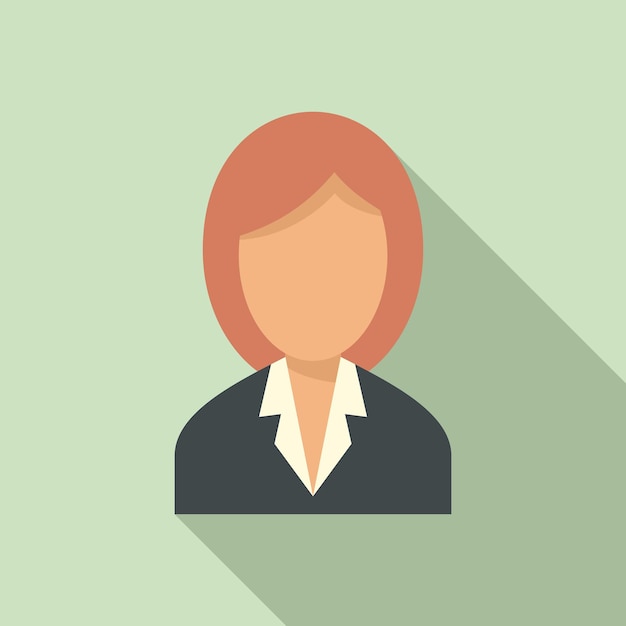 Icono de profesora de lengua extranjera Ilustración plana de icono de vector de profesora de lengua extranjera para diseño web