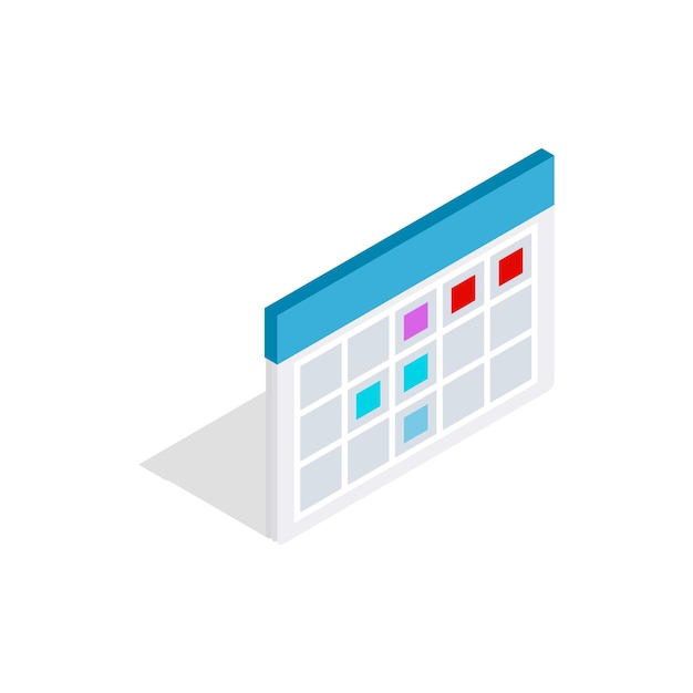 Icono de programación en estilo isométrico 3d sobre un fondo blanco