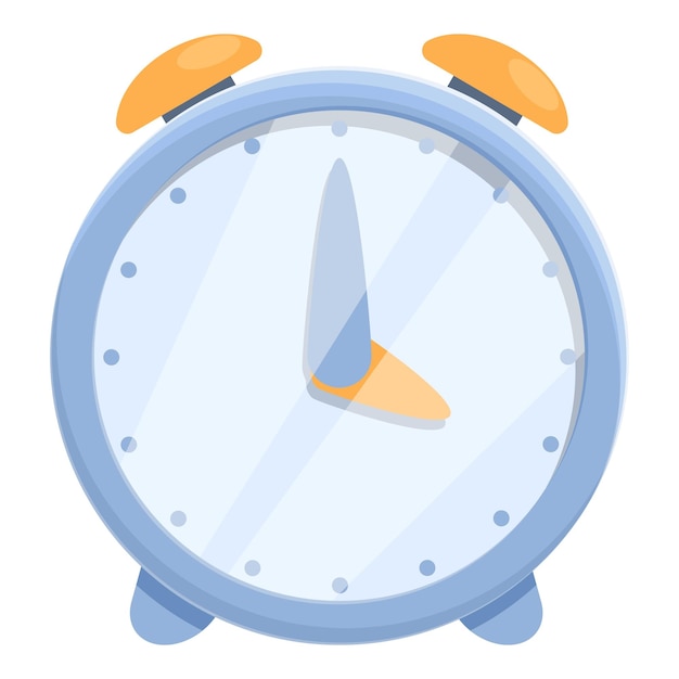 Icono de programación de tareas del despertador Icono vectorial de programación de actividades del despertadores para el diseño web aislado en fondo blanco