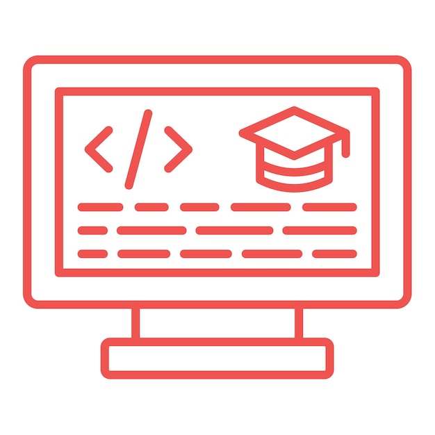Icono de programación en la web