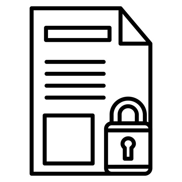 Icono de protección de archivos