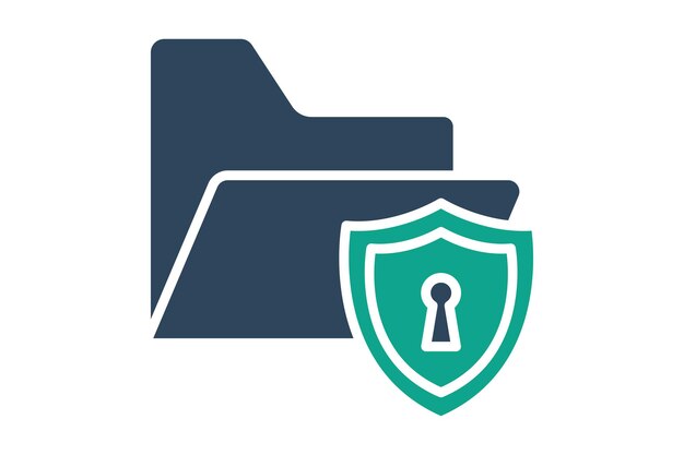 icono de protección de archivos