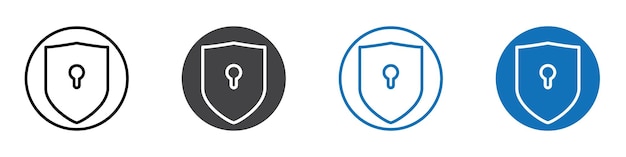 El icono de protección de bloqueo es plano y se puede editar.