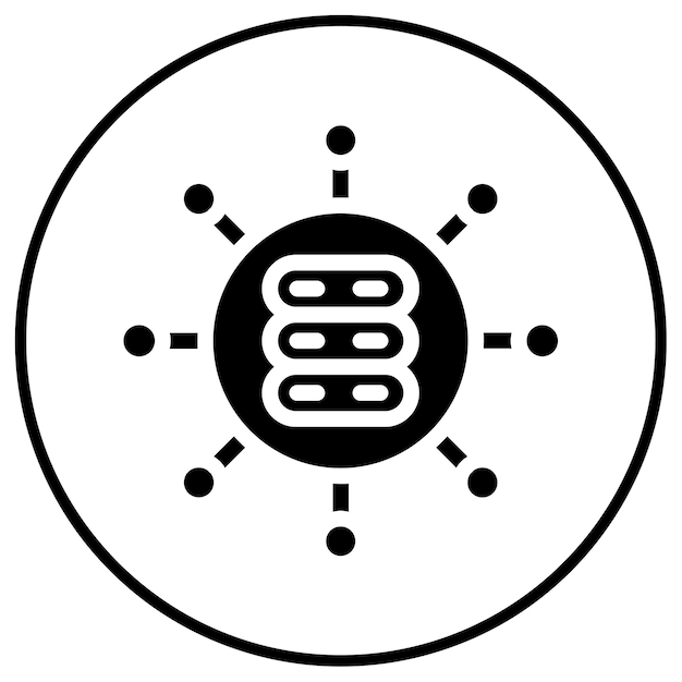 Icono de protección de datos de la red