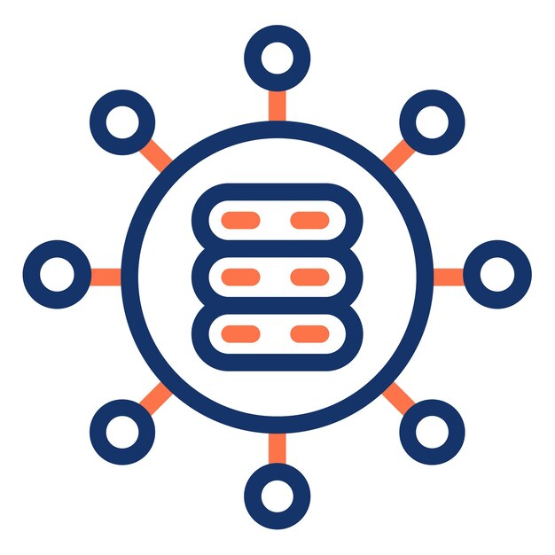 Icono de protección de datos de la red