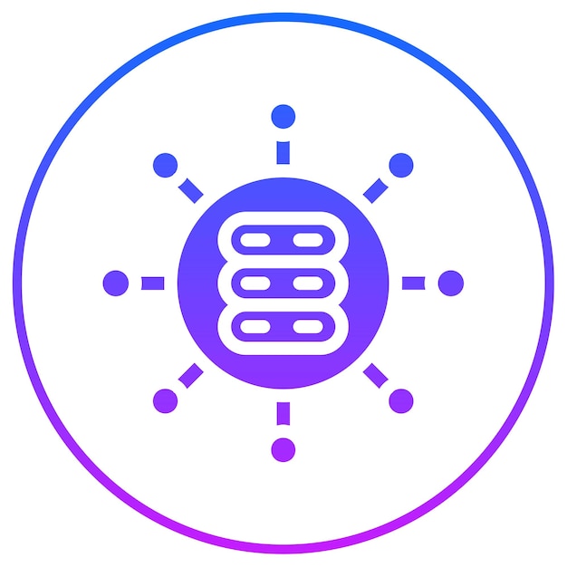 Icono de protección de datos de la red