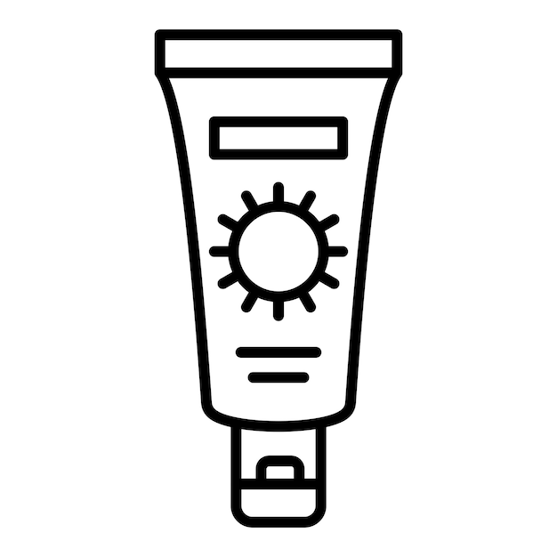 Ícono de protector solar
