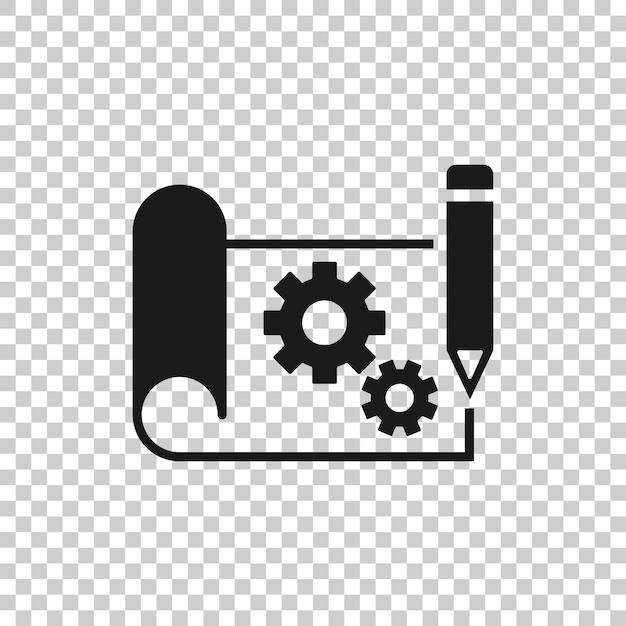 Icono de prototipo en estilo plano Ilustración de vector de inicio sobre fondo blanco aislado Concepto de negocio de desarrollo de modelo