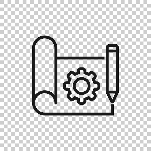 Icono de prototipo en estilo plano Ilustración de vector de inicio sobre fondo blanco aislado Concepto de negocio de desarrollo de modelo