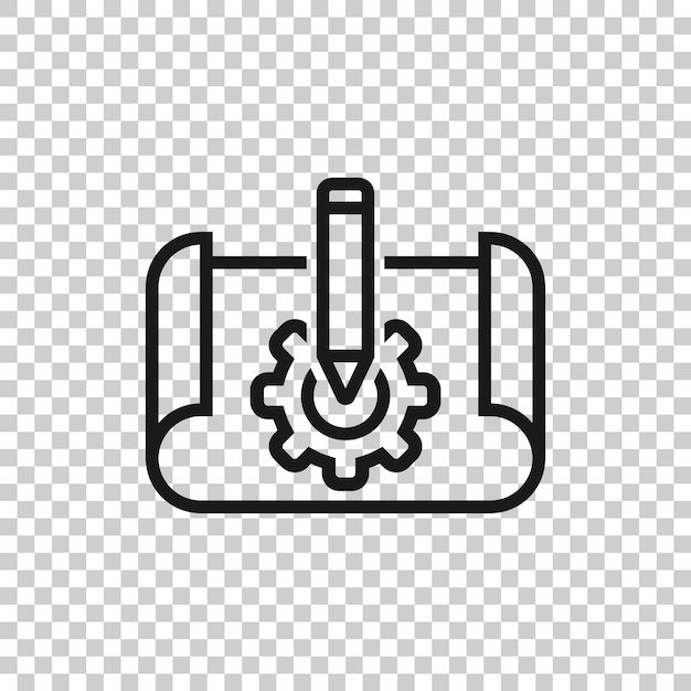 Icono de prototipo en estilo plano Ilustración de vector de inicio sobre fondo blanco aislado Concepto de negocio de desarrollo de modelo
