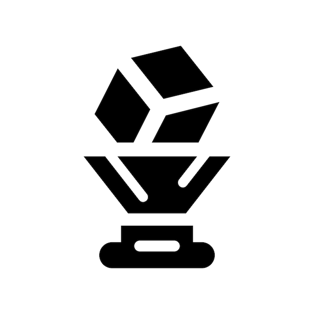 Icono de proyección 3D
