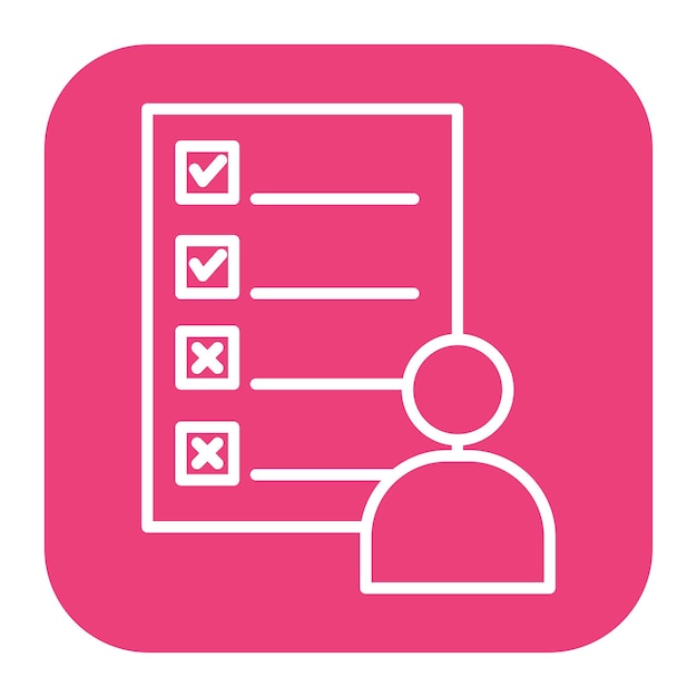 Ícono de prueba manual