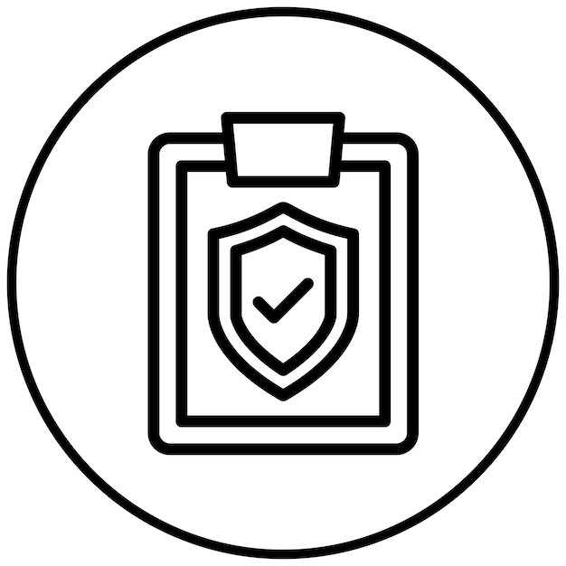 Ícono de prueba de seguridad