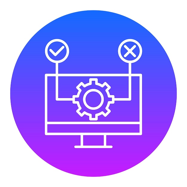 Icono de prueba del sistema