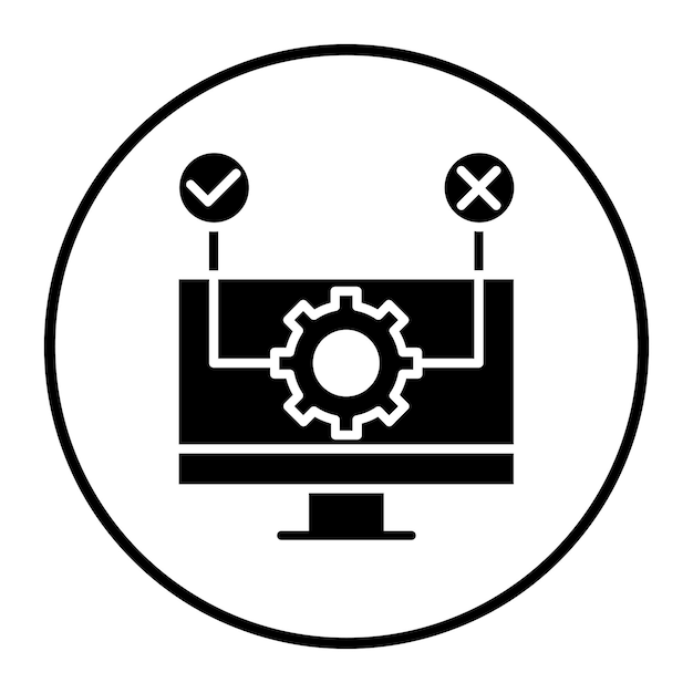 Icono de prueba del sistema