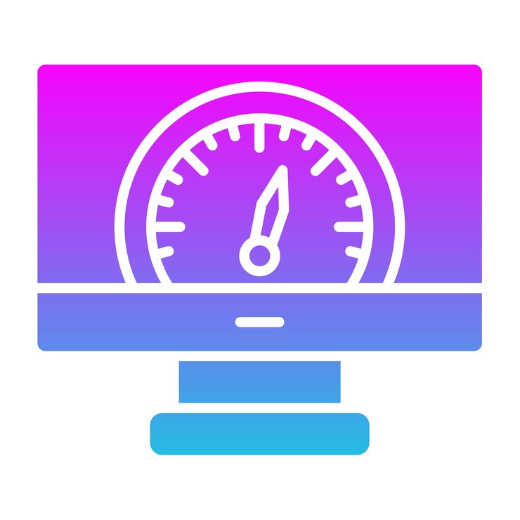 Vector ícono de prueba de velocidad