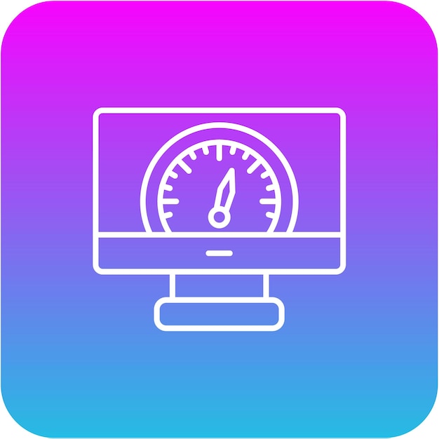 Ícono de prueba de velocidad
