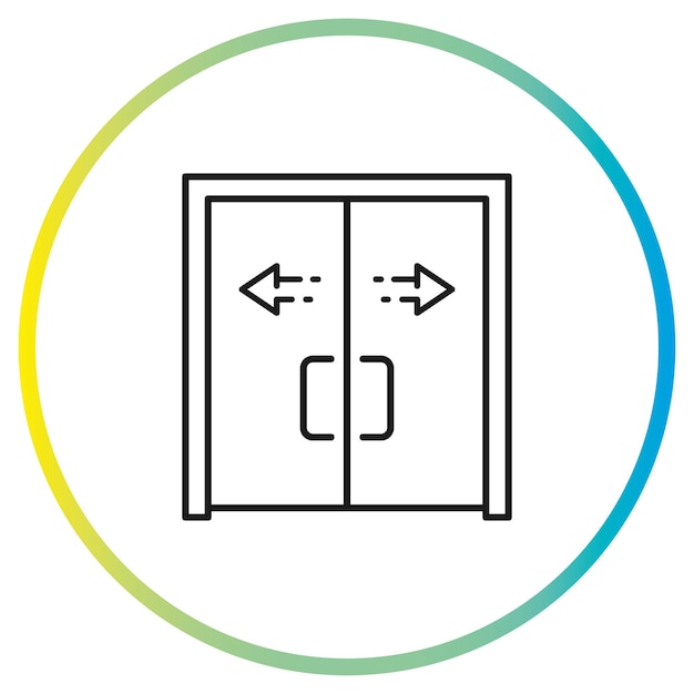 icono de puerta de apertura automática